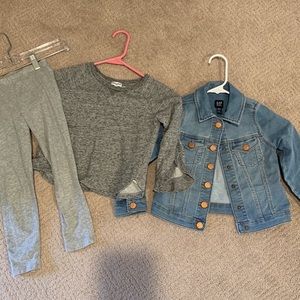 Splendid sweater 5-6 Gap blue Jean jacket 5